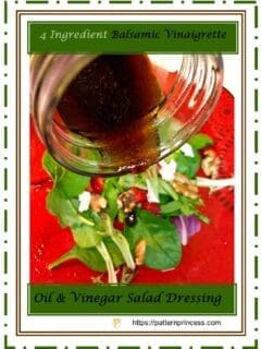 4 Ingredient Balsamic Vinaigrette 1