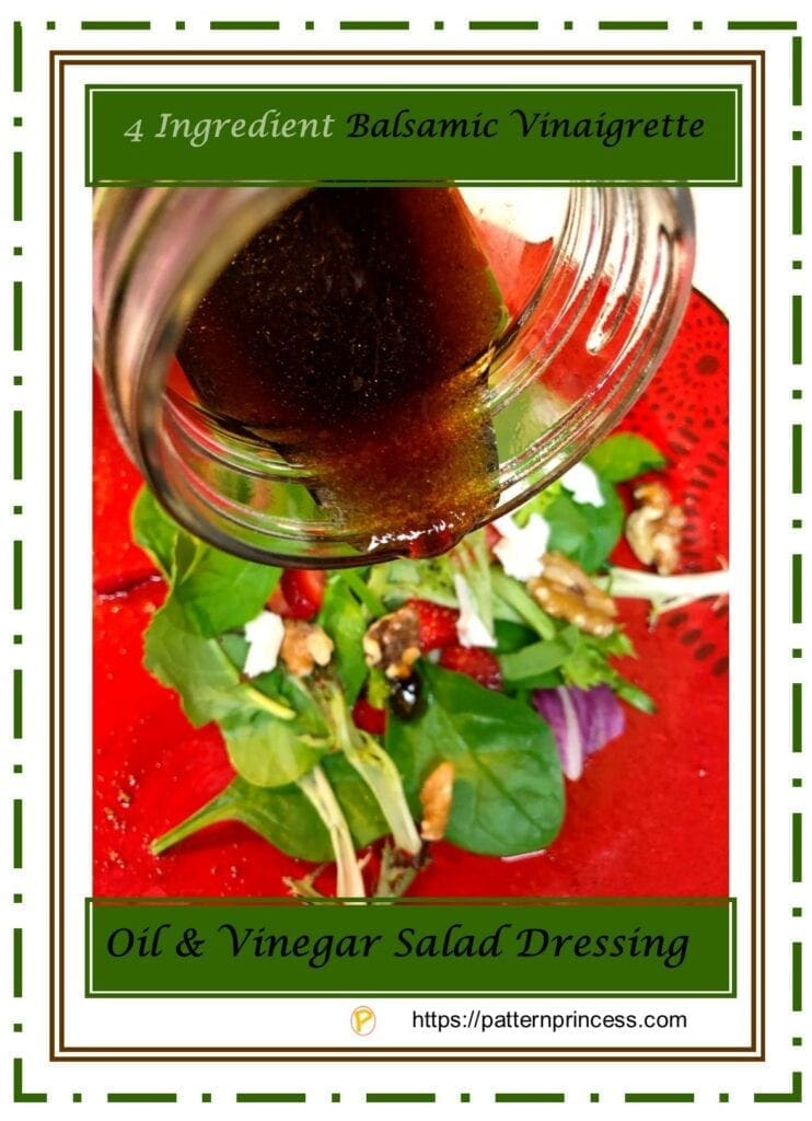 4 Ingredient Balsamic Vinaigrette 1