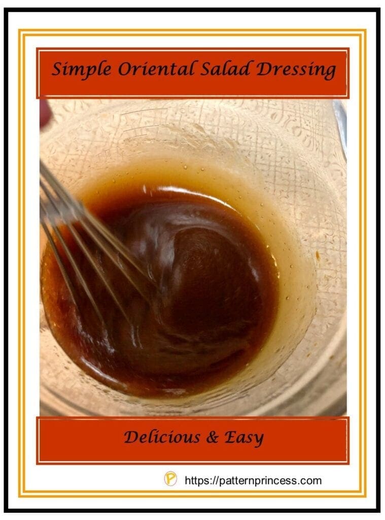 Simple Oriental Salad Dressing 1