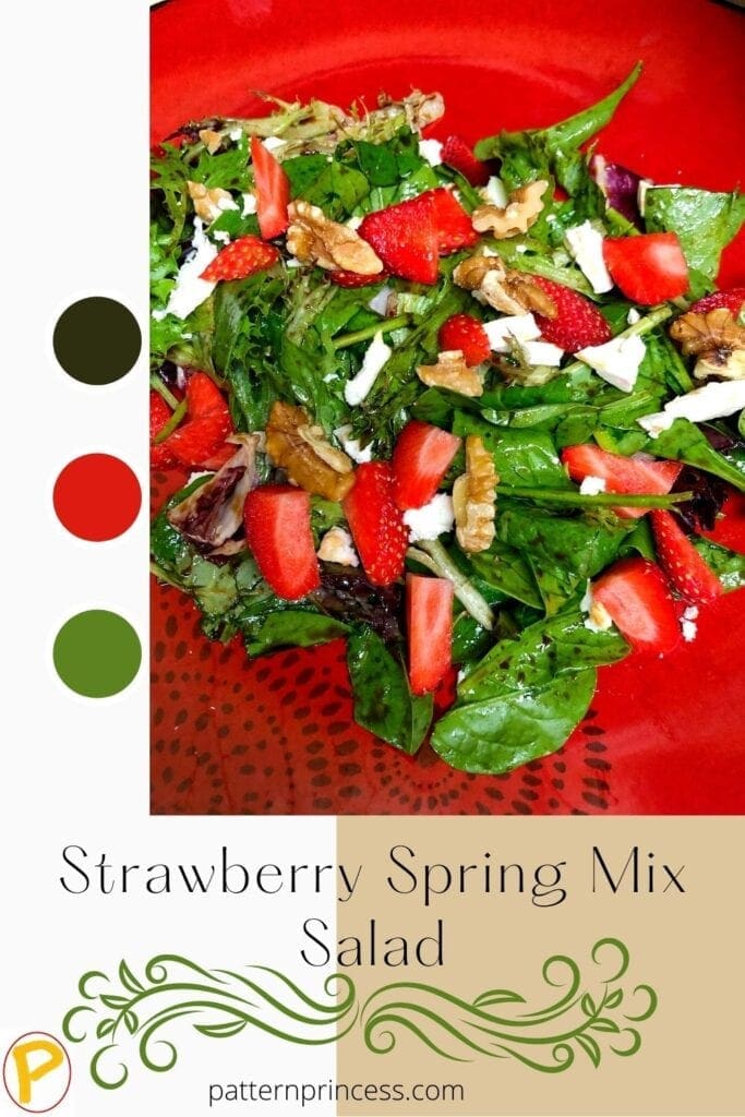 Strawberry Spring Mix Salad