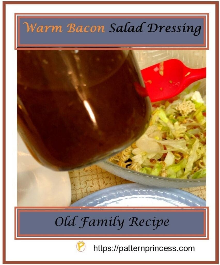 Warm Bacon Salad Dressing 1