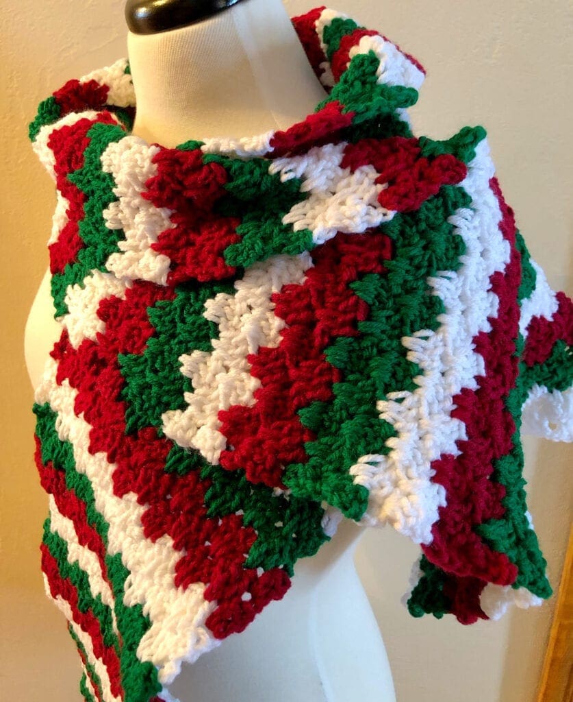 Joyful Holiday Crochet Scarf Pattern