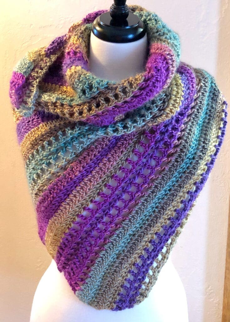 Crochet Scarf Styled