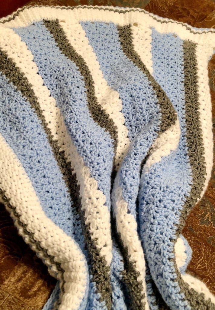 Modern Crochet Throw