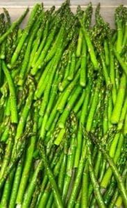 Roasting Asparagus in a Sheet Pan