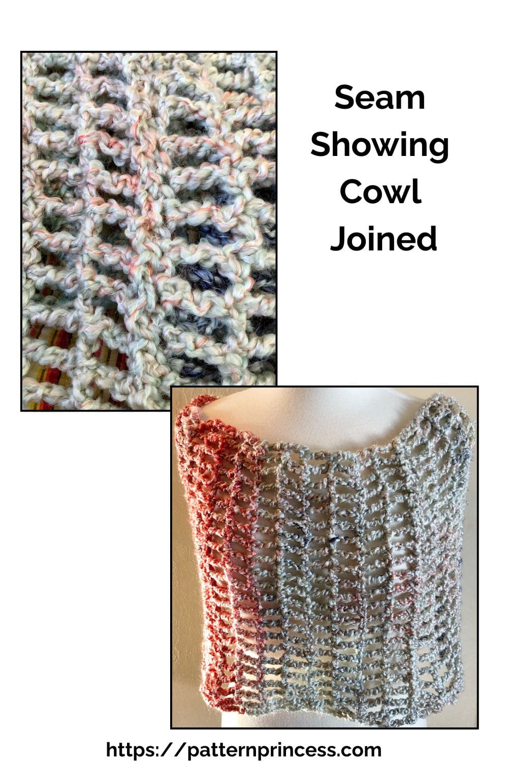 Seam Showing Cowl Joined