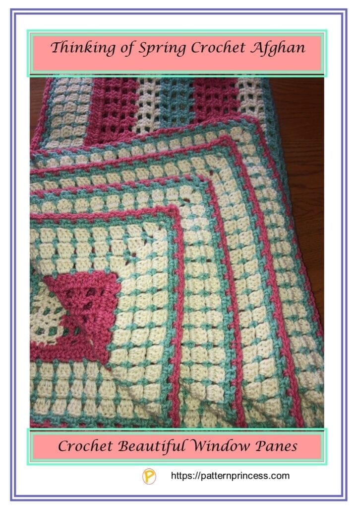 Thinking of Spring Crochet Afghan