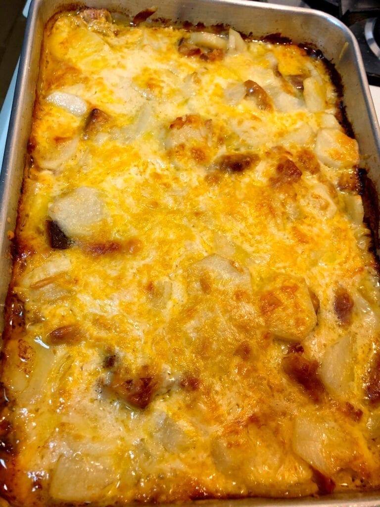 Cheesy Potato and Ham Casserole