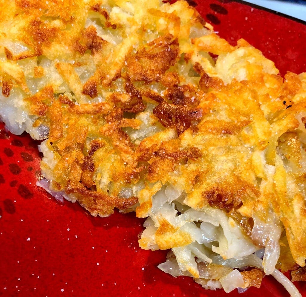 Homestyle Hash Browns Served