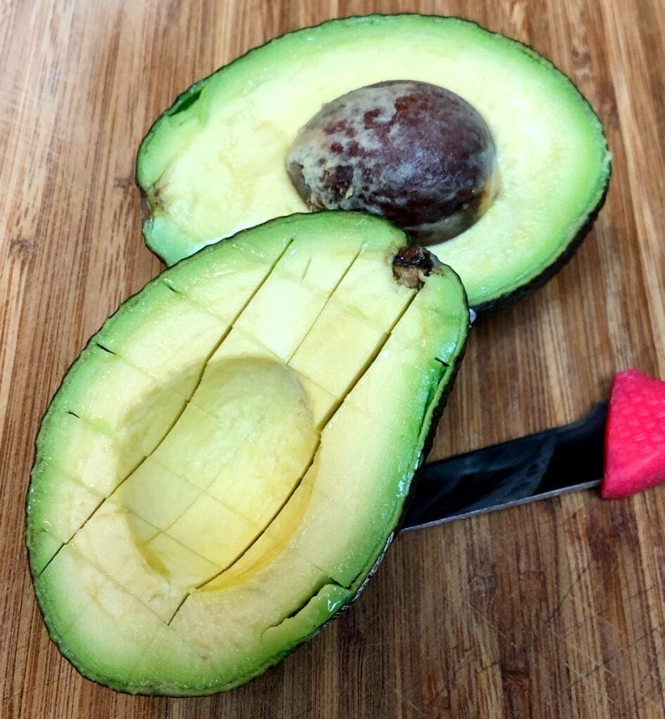 Dicing Fresh Avocado