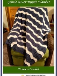 Gentle River Ripple Blanket