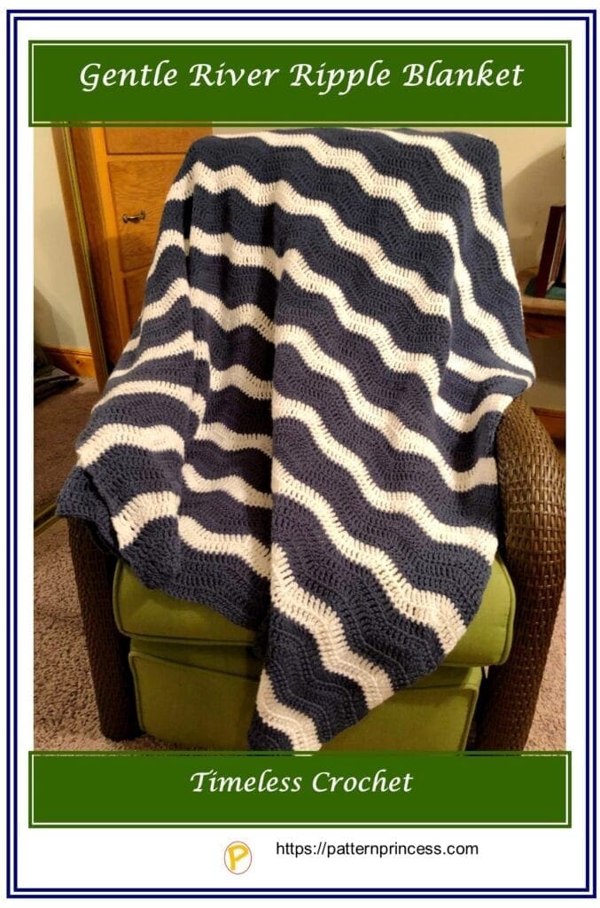 Gentle River Ripple Blanket