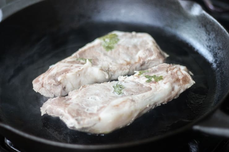 Pork Chops Ready for Pan Searing