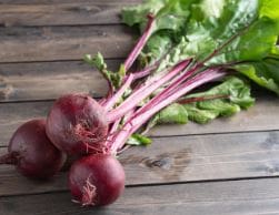 Cleaning Beets for Salad