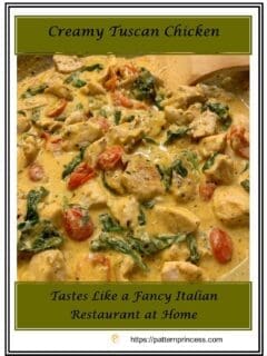 Creamy Tuscan Chicken Recipe