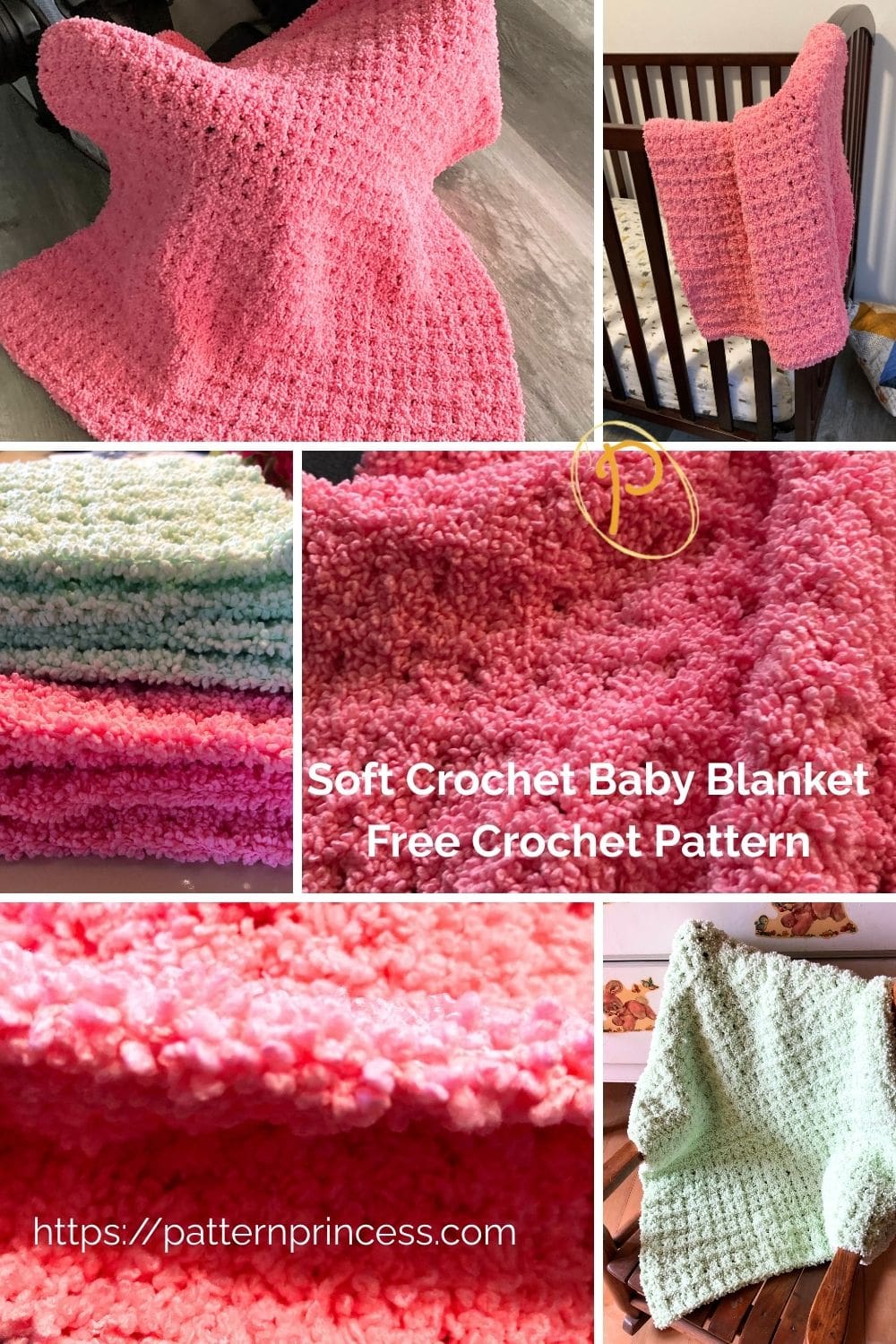 Soft Crochet Baby Blanket Free Crochet Pattern