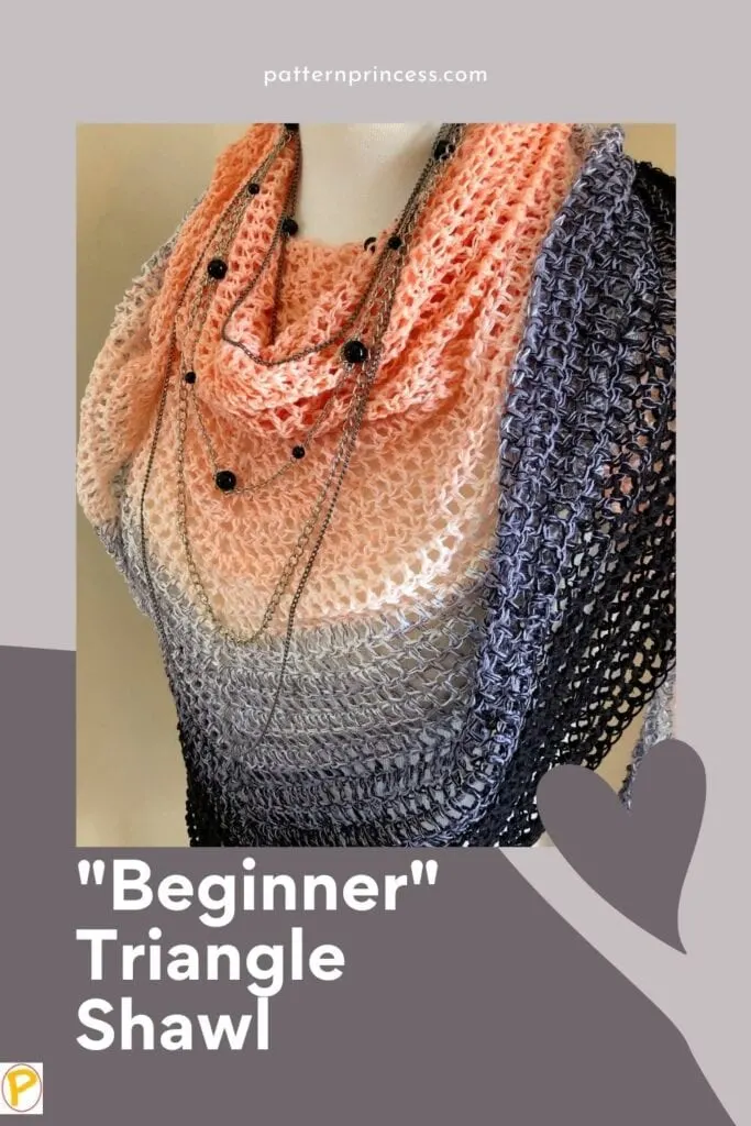 "Beginner" Triangle Shawl