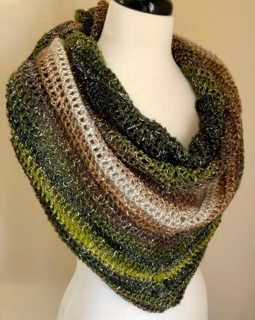 Lacy Crochet Scarf