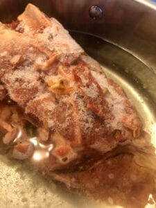 Boiling Frozen Meaty Ham Bone