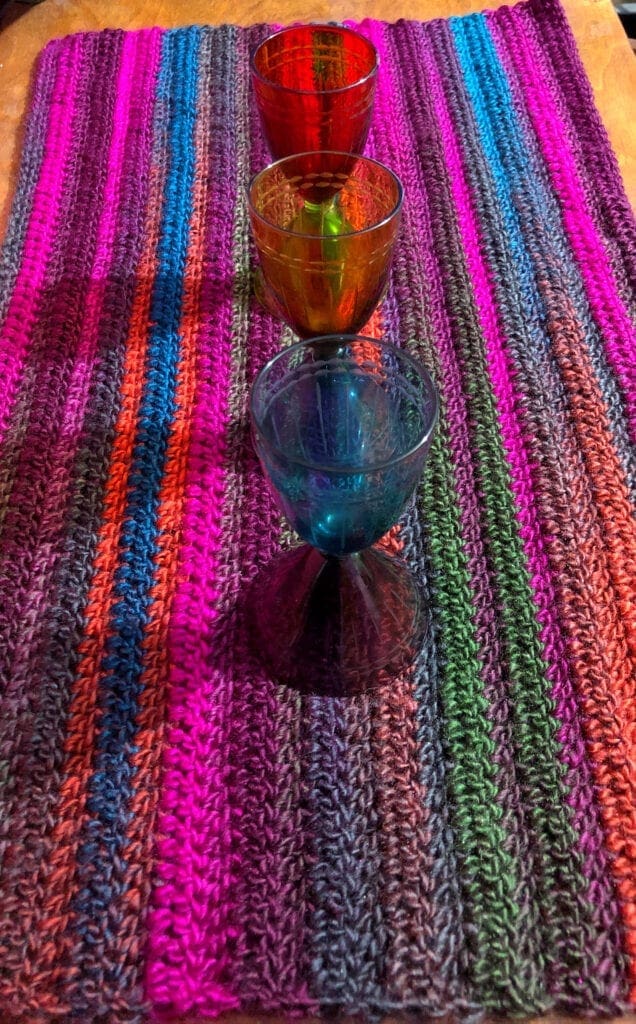 Vibrant 4-Hour Crochet Table Runner