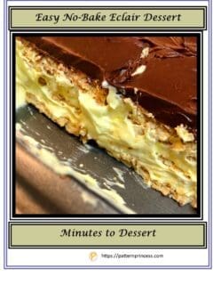 No Bake Eclair Dessert