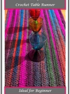 Vibrant 4-Hour Crochet Table Runner