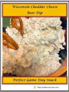 Wisconsin Cheddar Cheese Beer Dip