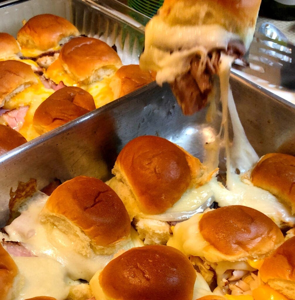 Fresh Out of the Oven Chicken, Ham & Beef Sliders