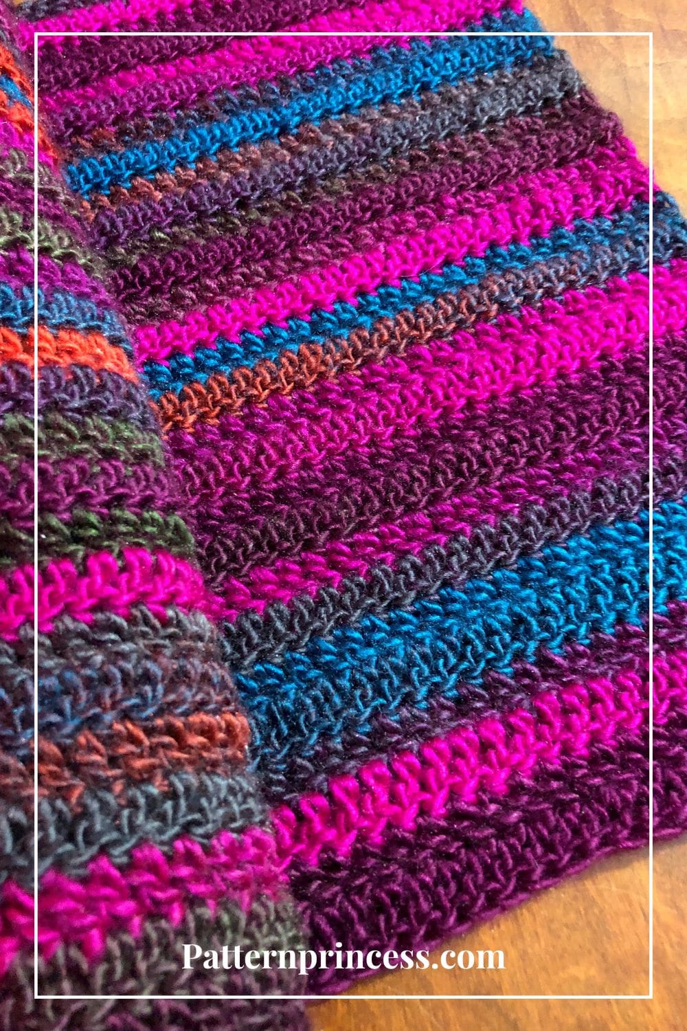 Beginner Friendly Striped Table Runner Free Crochet Pattern