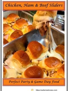 Chicken Ham and Beef Sliders