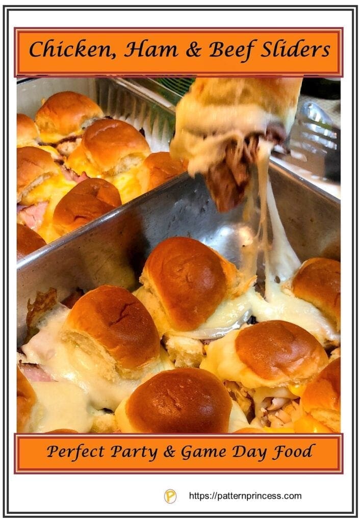 Chicken Ham and Beef Sliders