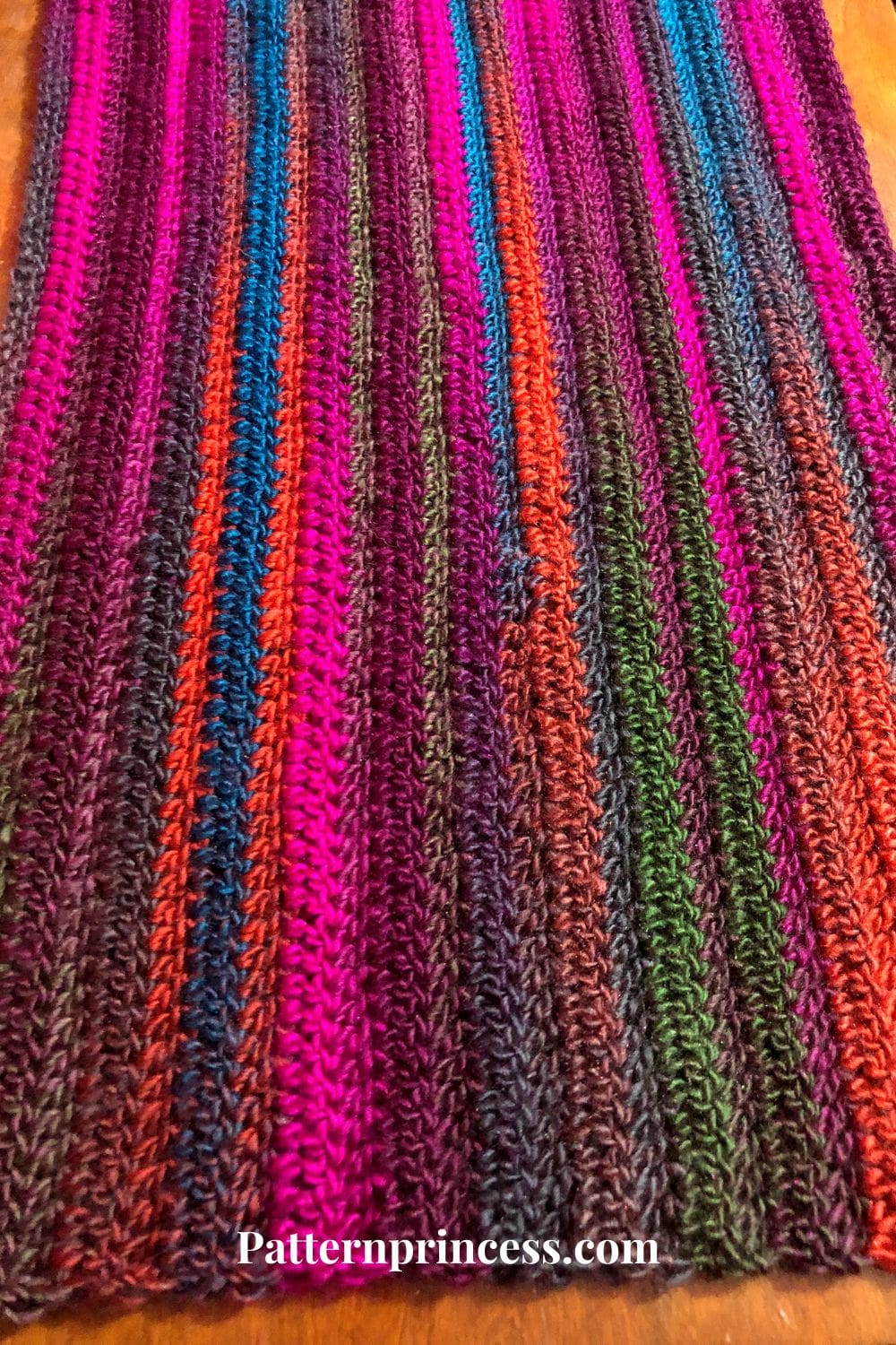 Colorful Table Runner Free Crochet Pattern