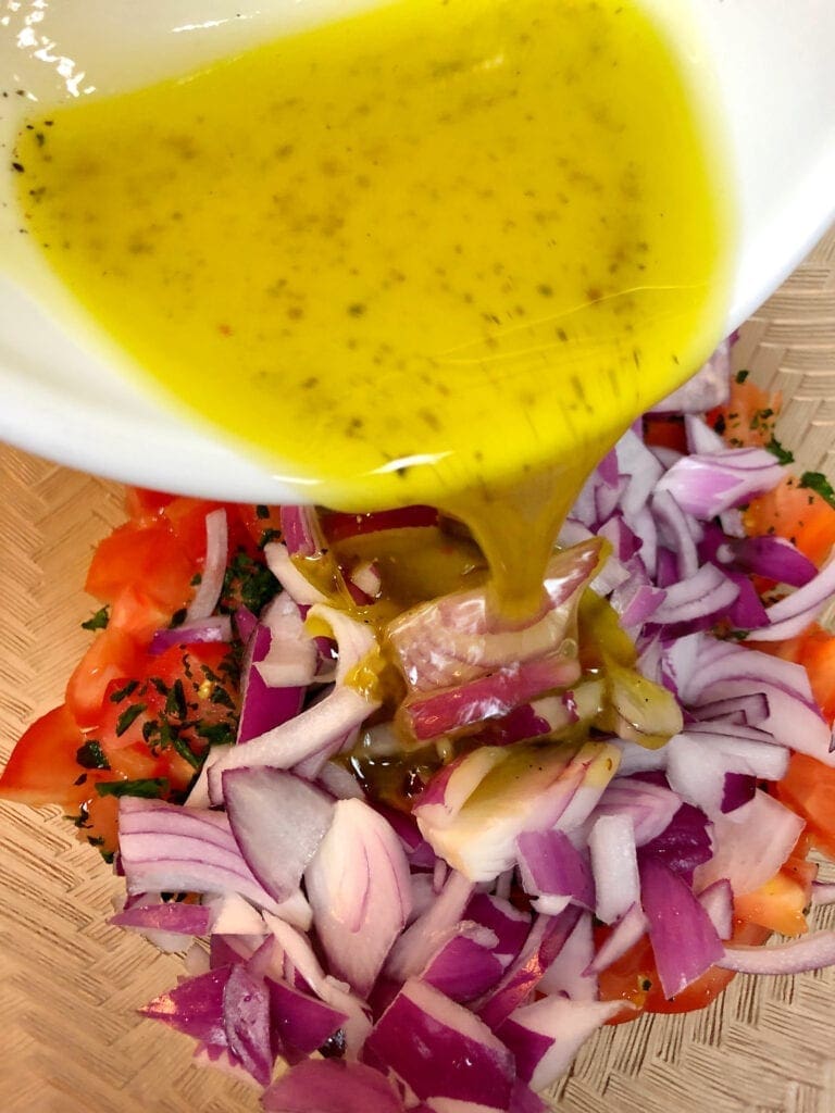 Vinaigrette for Tomato Salad