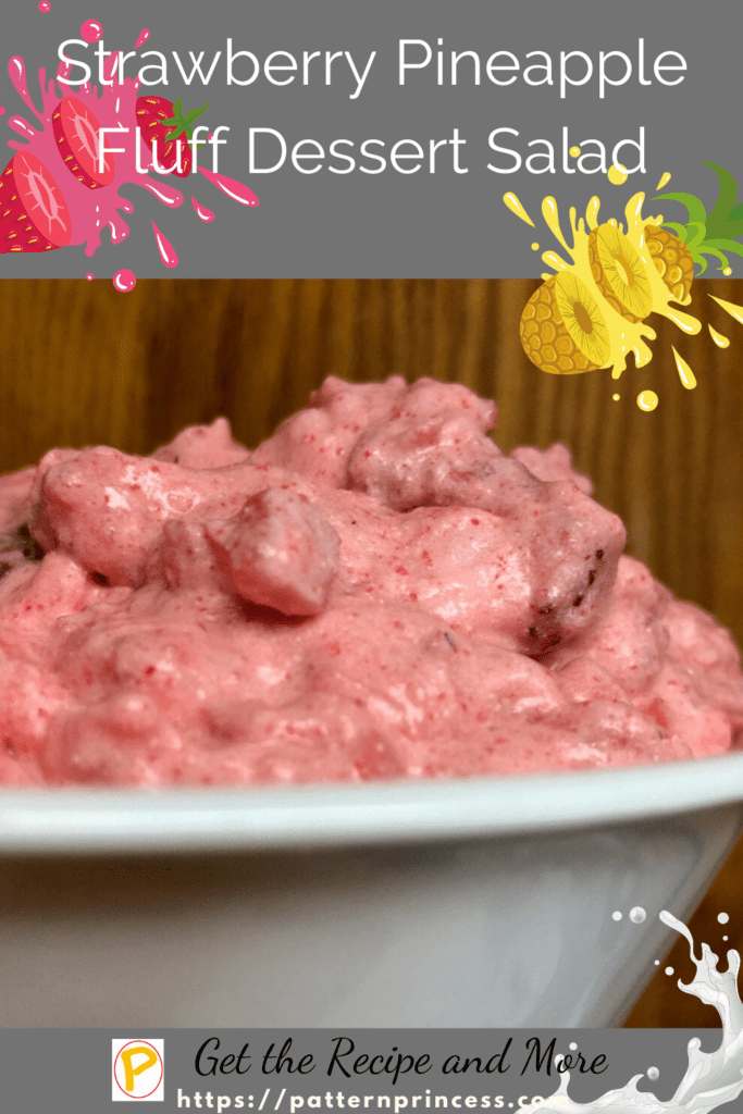 Strawberry Pineapple Fluff Dessert Salad