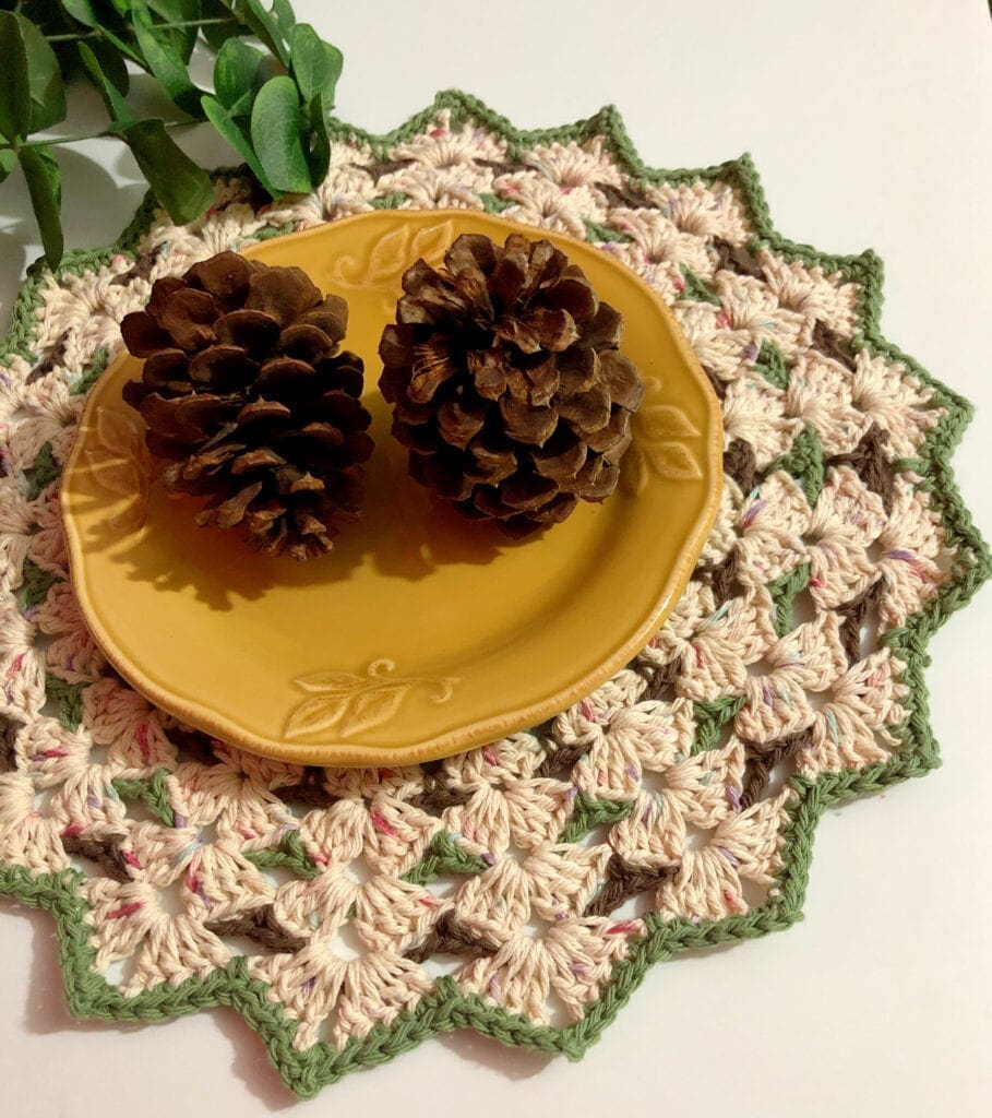 Crochet Shell Stitch Doily 