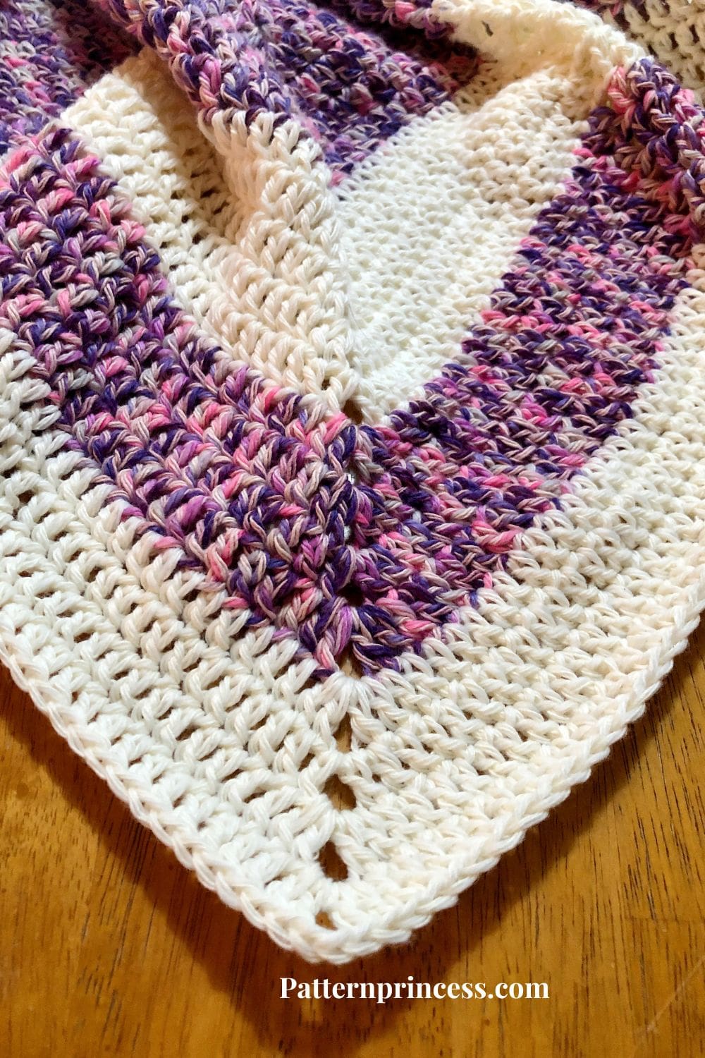 Close up of One of the Points of the Blanket