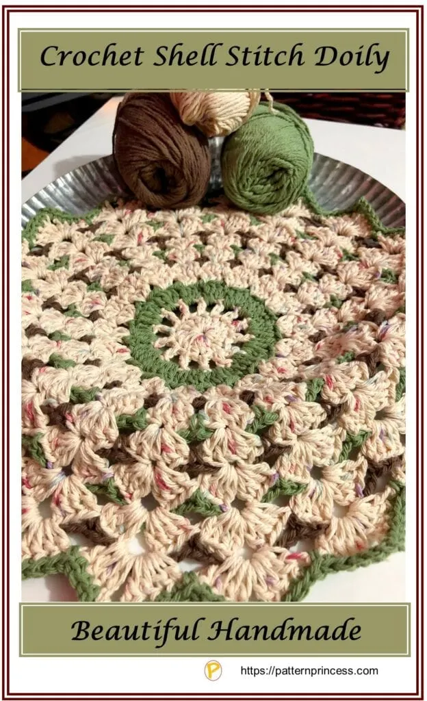 Crochet Shell Stitch Doily