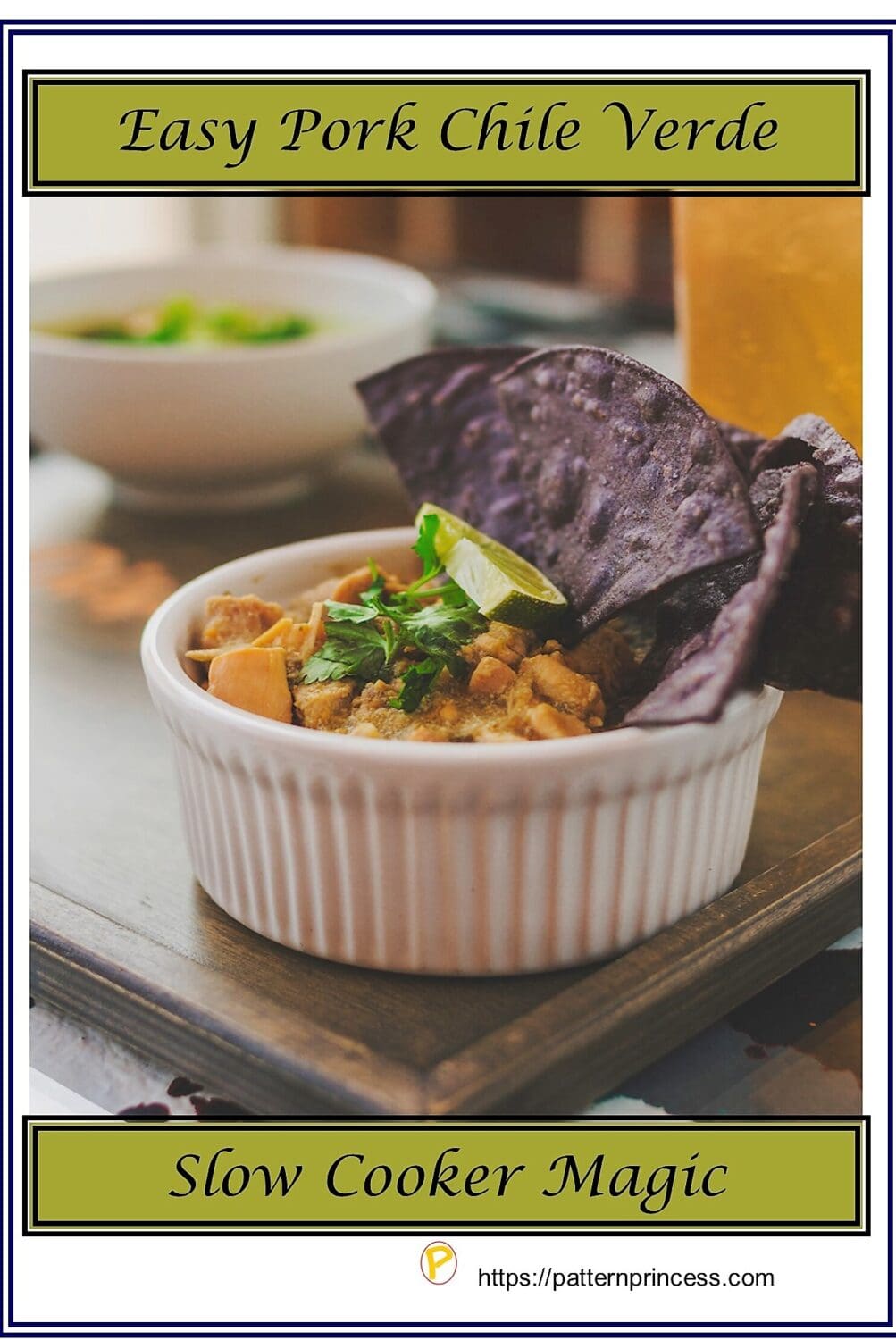 Easy Pork Chile Verde Pattern Princess