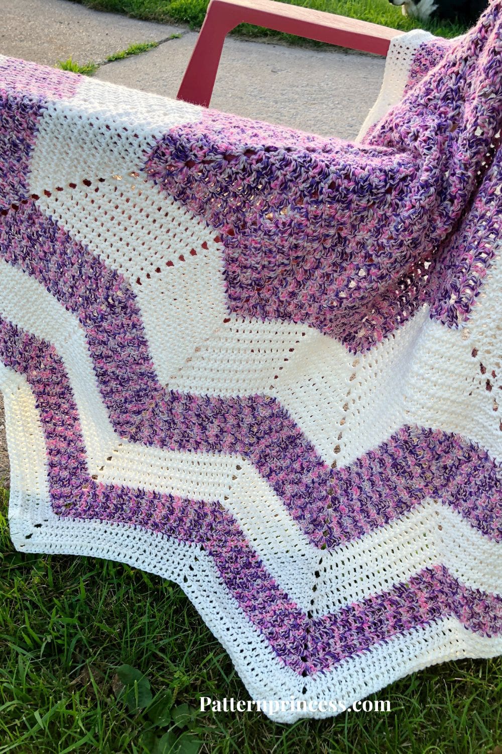 Gorgeous Lightweight Star Blanket on Chair