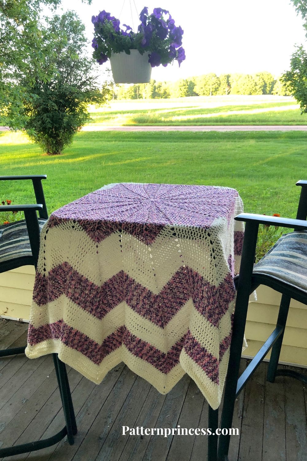 Lightweight Star Blanket as a Tablecloth