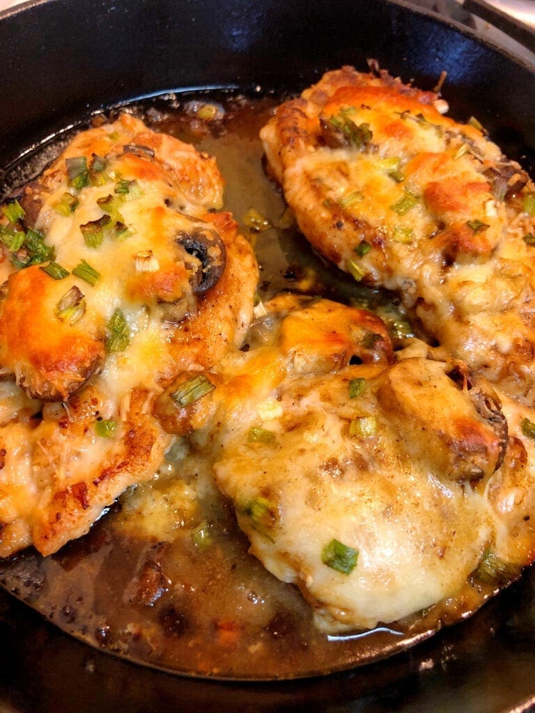 Chicken Lombardi in a Cast Iron Skillet