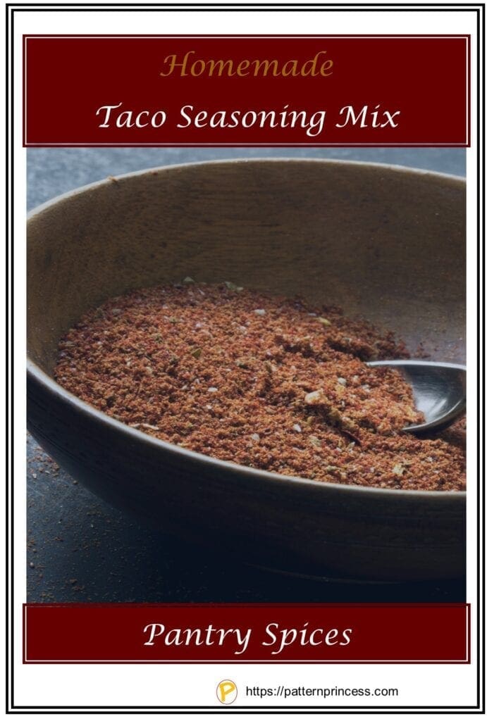 Homemade Taco Seasoning Mix