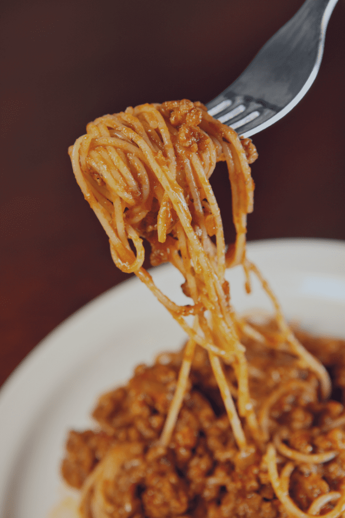 Spaghetti with Homemade Spaghetti Sauce