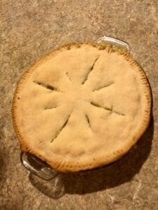 Baked Chicken Pot Pie Ready to Eat