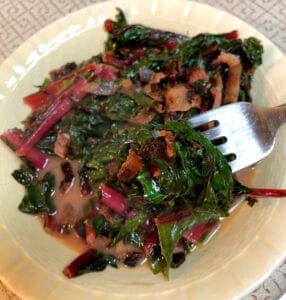 Serving Beet Greens