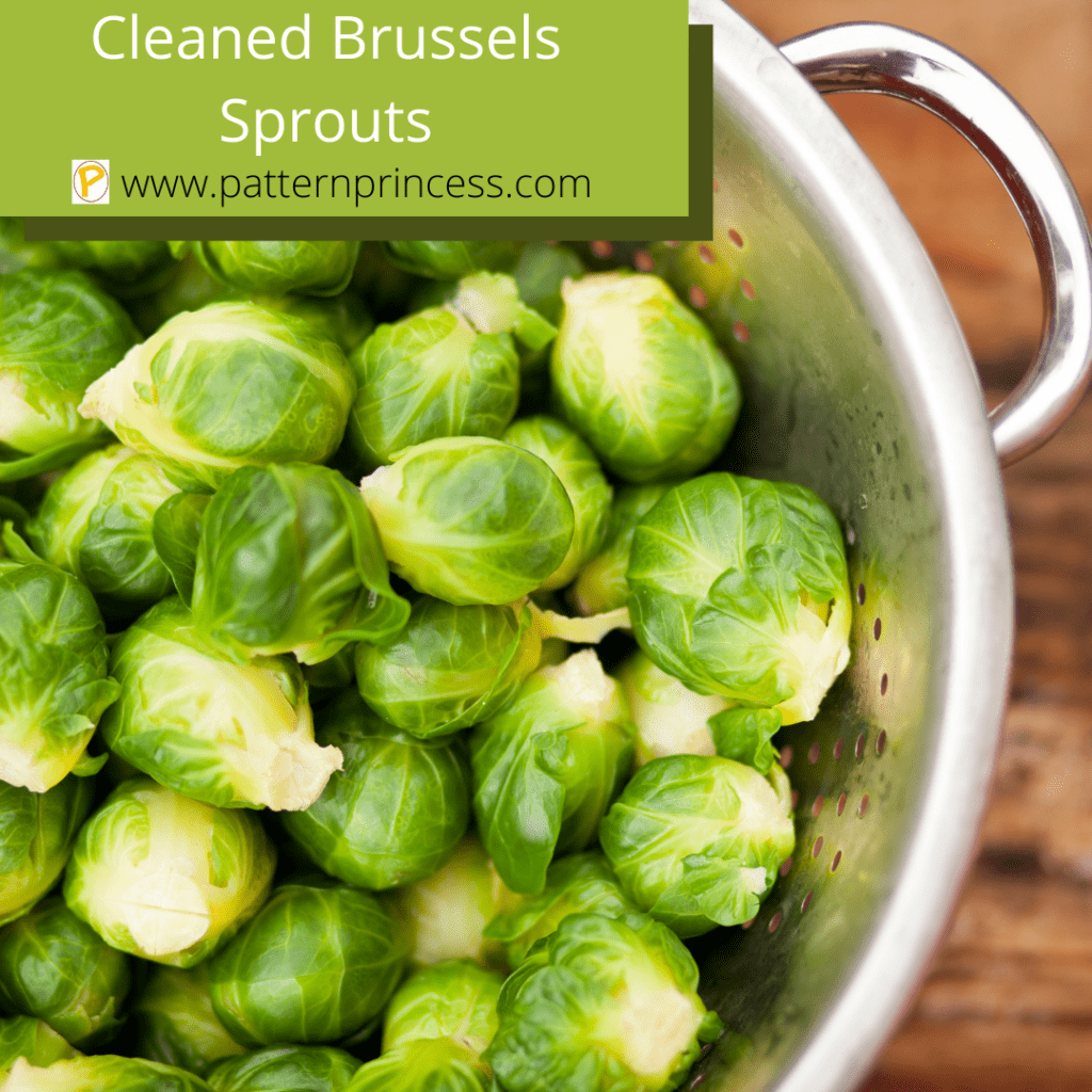 Cleaned Brussels Sprouts