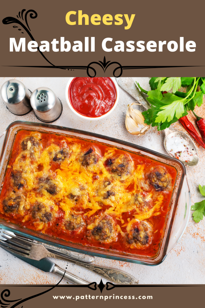 Cheesy Meatball Casserole