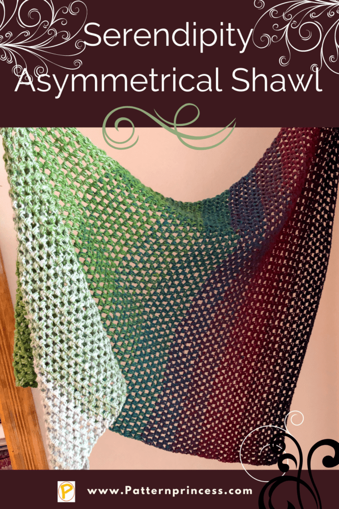 Serendipity Asymmetrical Shawl