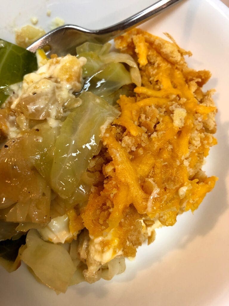 Old Fashioned Creamed Cabbage