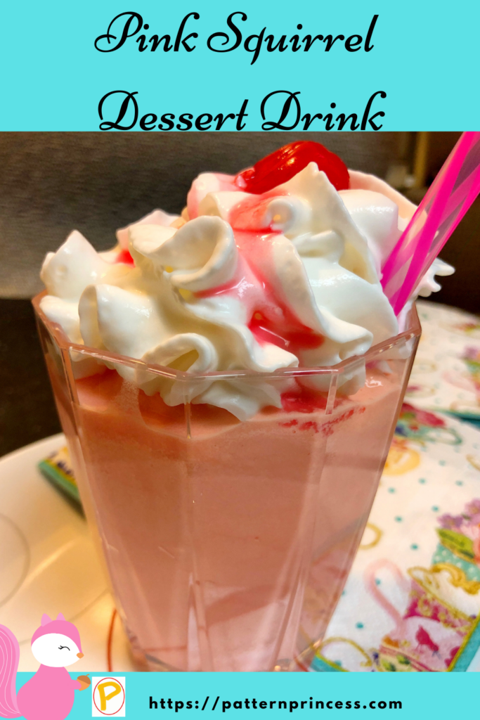 Pink Squirrel Dessert Drink